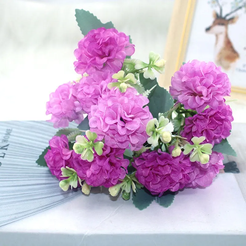 1pcs 10 Peony Fake Flowers