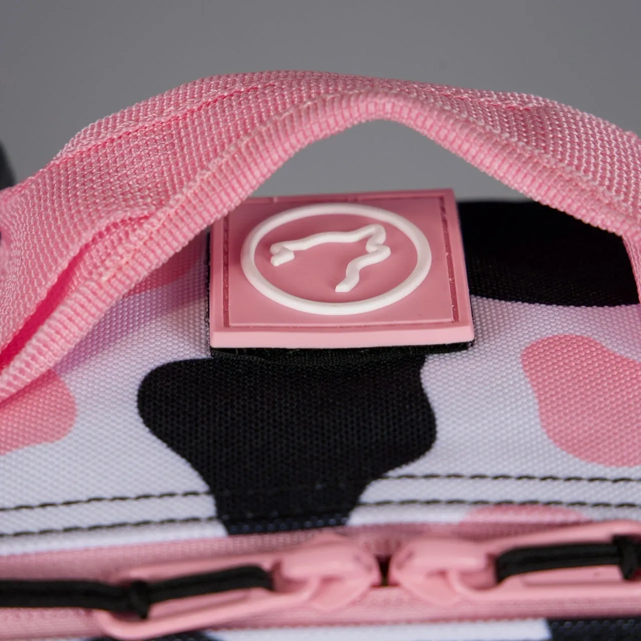 25L Backpack Pink Black Cow