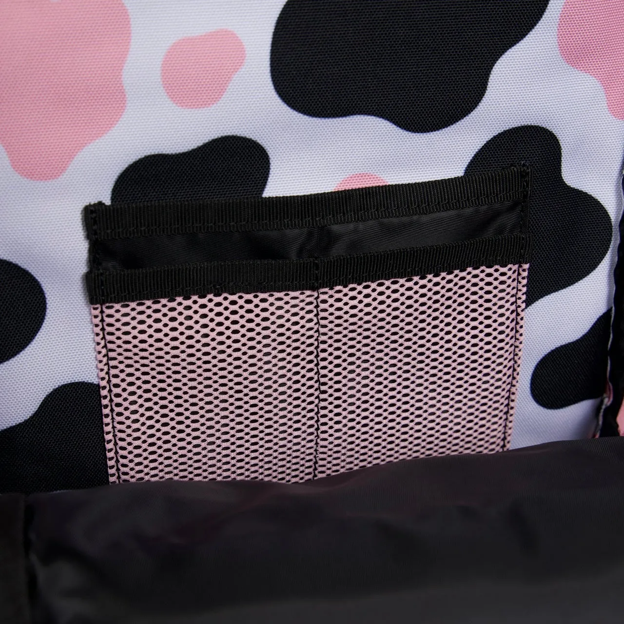 25L Backpack Pink Black Cow