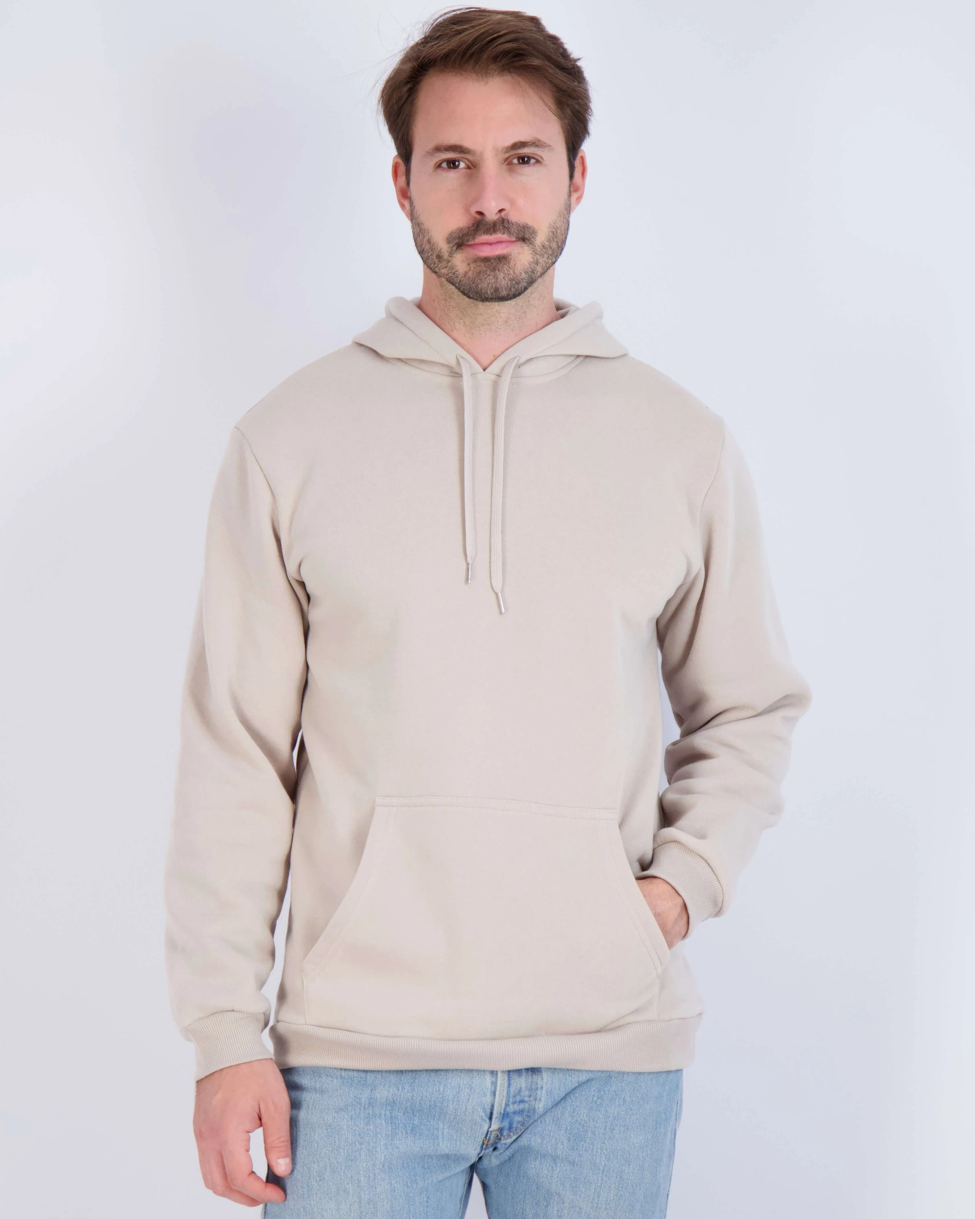 3 Pack: Mens Fleece Pullover Hoodie Sweatshirt