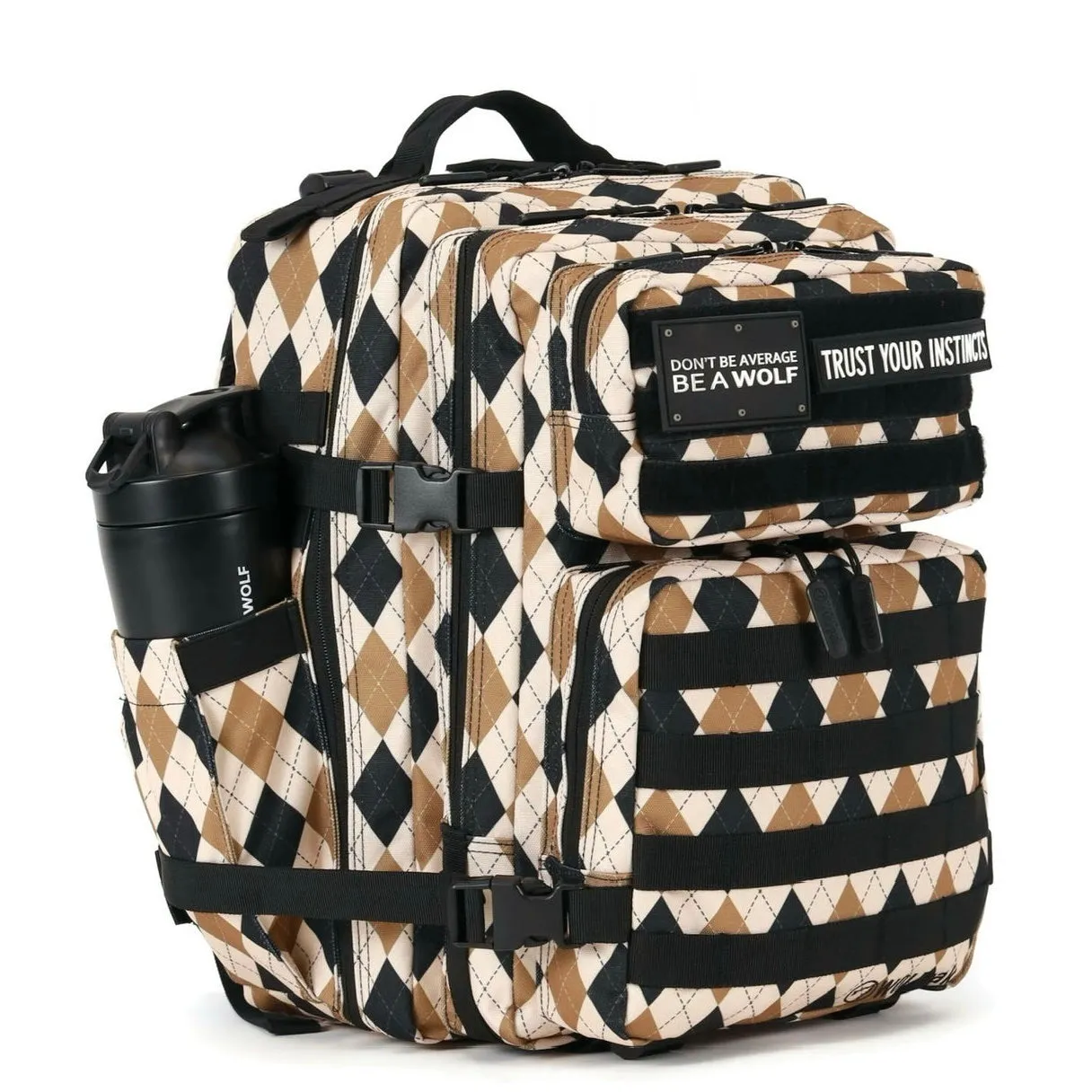 35L Backpack Argyle Print