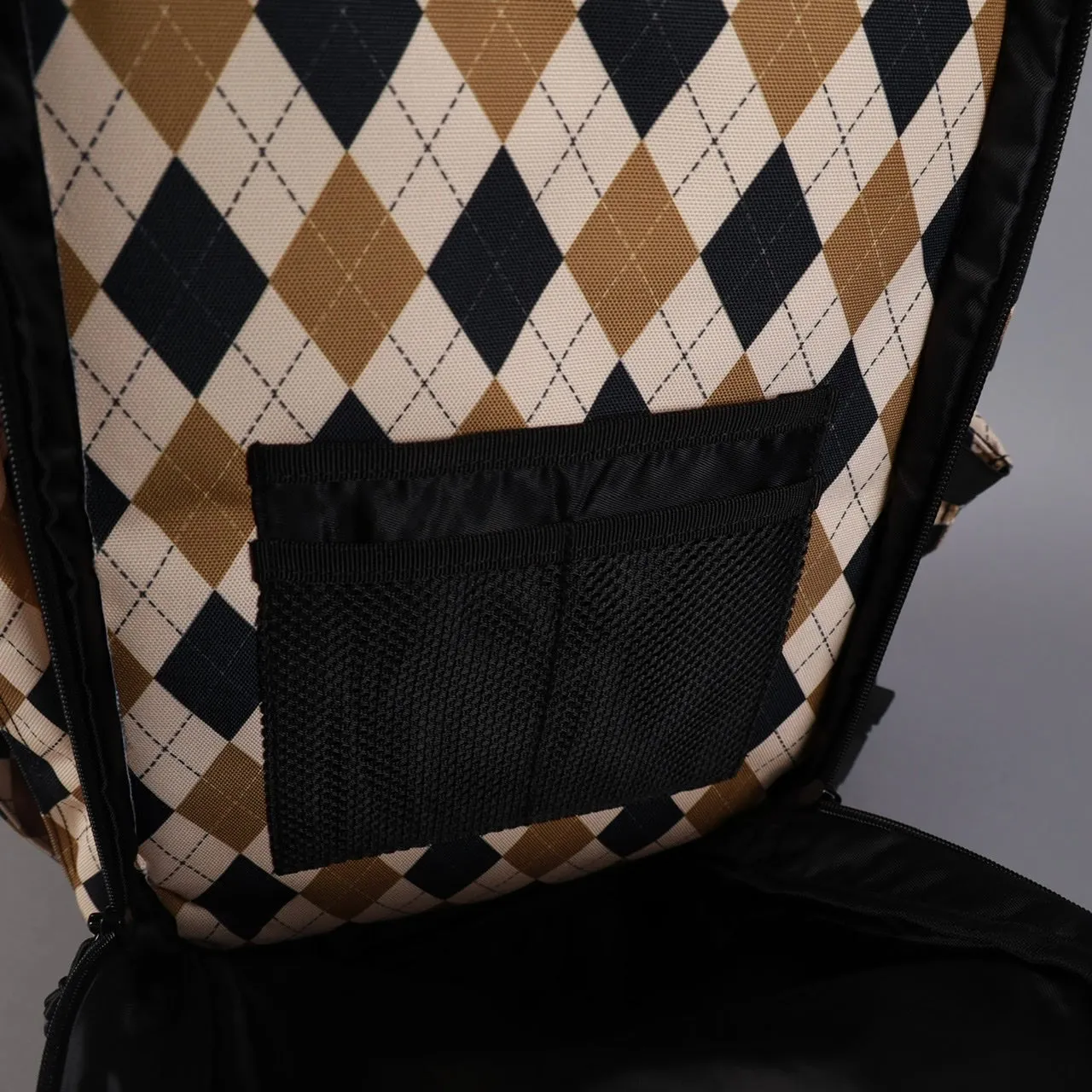 35L Backpack Argyle Print