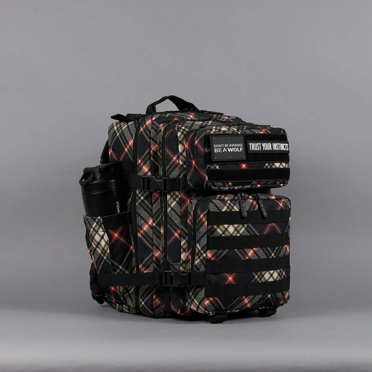 35L Backpack Fashion Cross Pattern