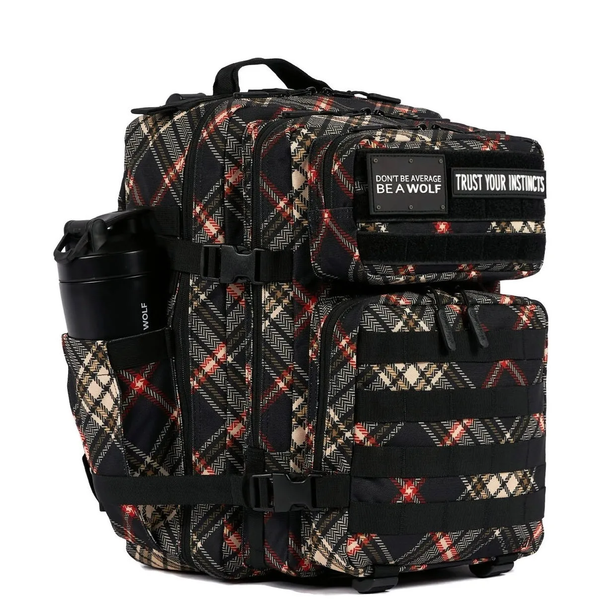 35L Backpack Fashion Cross Pattern