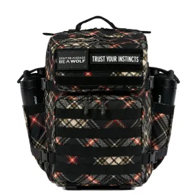 35L Backpack Fashion Cross Pattern