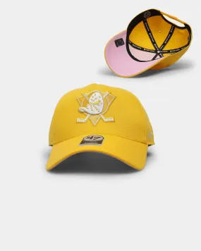 47 Brand Anaheim Ducks 'Lemon Sorbet' MVP DT Snapback Yellow Gold