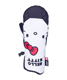 686 Women's Revel Mitt Hello Kitty White