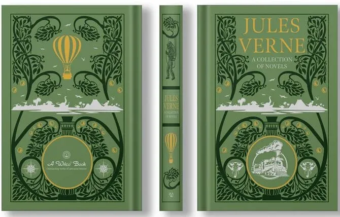 A Collection of Jules Verne Novels - Fiction - Leather Bound