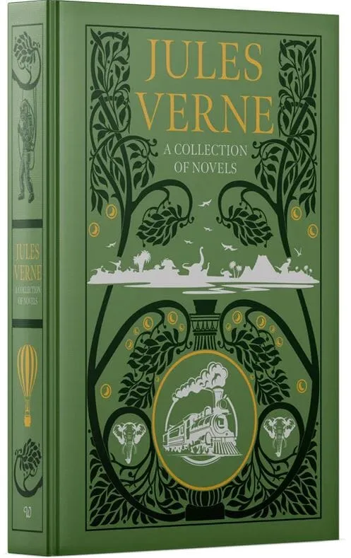 A Collection of Jules Verne Novels - Fiction - Leather Bound