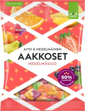 Aakkoset Aito & Hedelmäinen Hedelmäduo 230g