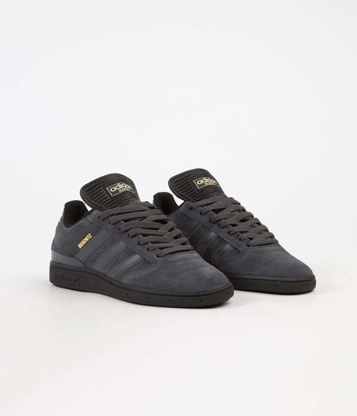 Adidas Busenitz Pro Shoes - Core Black / Solid Grey / Gold Foil