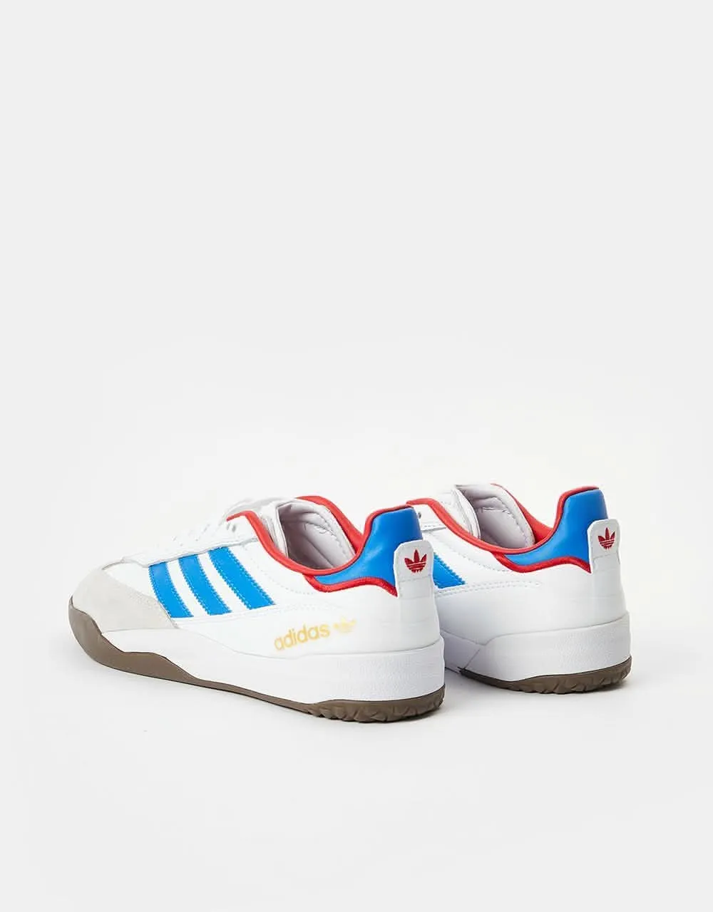 adidas Copa Nationale Skate Shoes - White/Bluebird/Scarlet