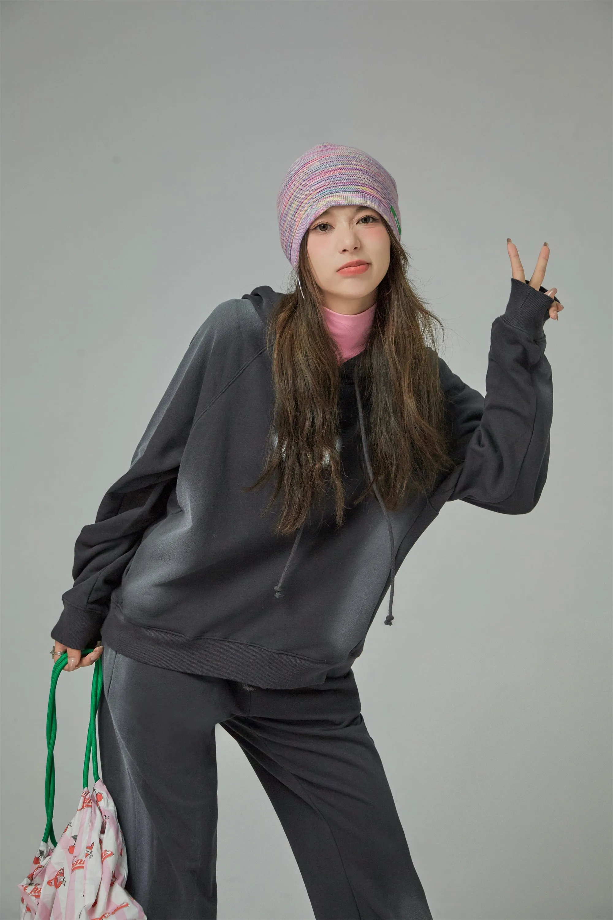 Airbrush Gradient Oversized Hoodie