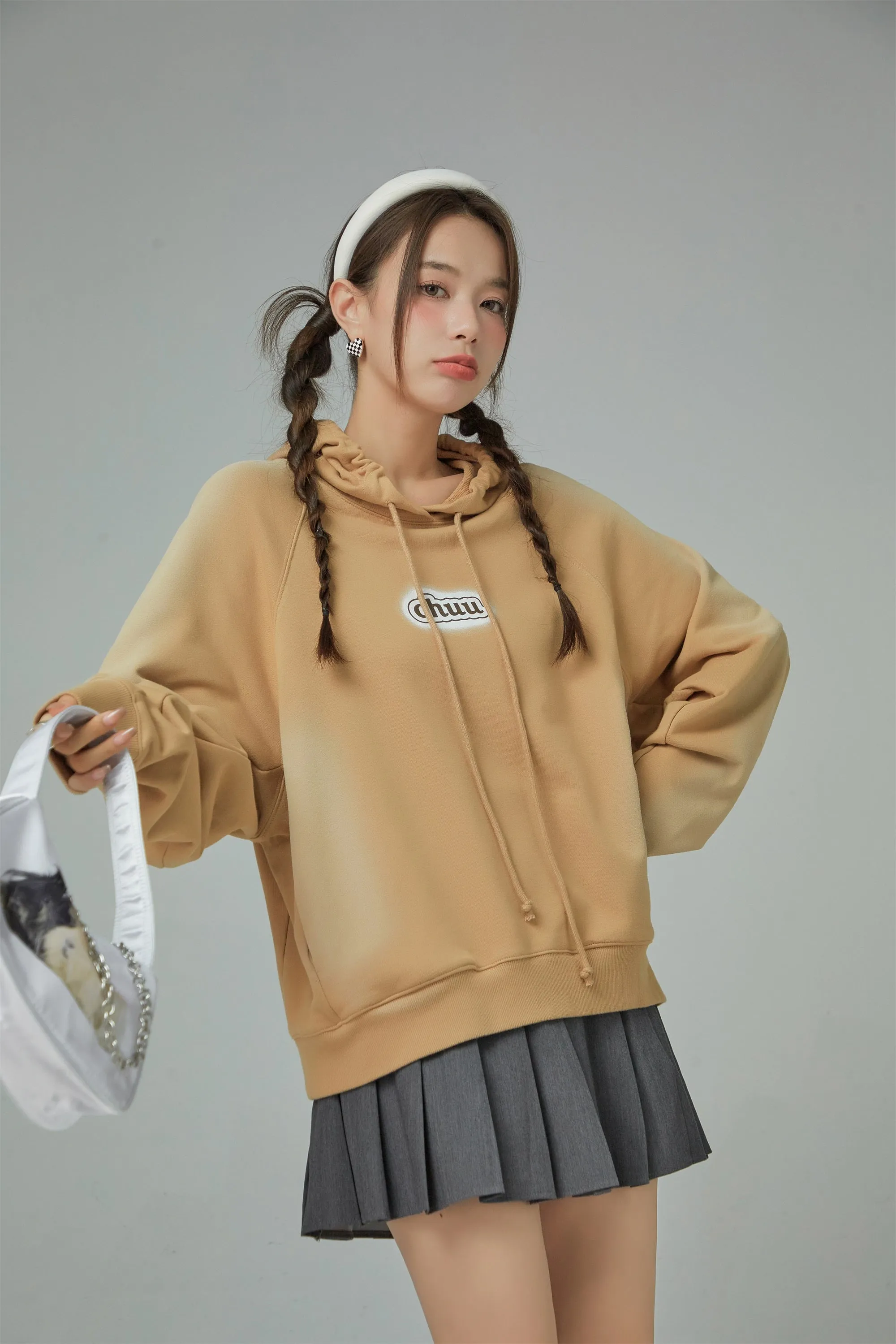 Airbrush Gradient Oversized Hoodie