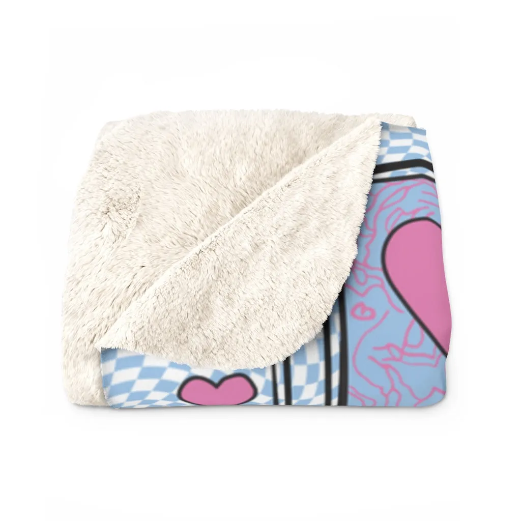 Alice In Wonderland Sherpa Fleece Book Blanket