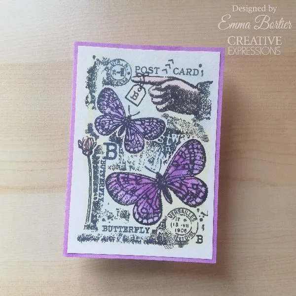 B is for Butterfly Clear Stamp Set