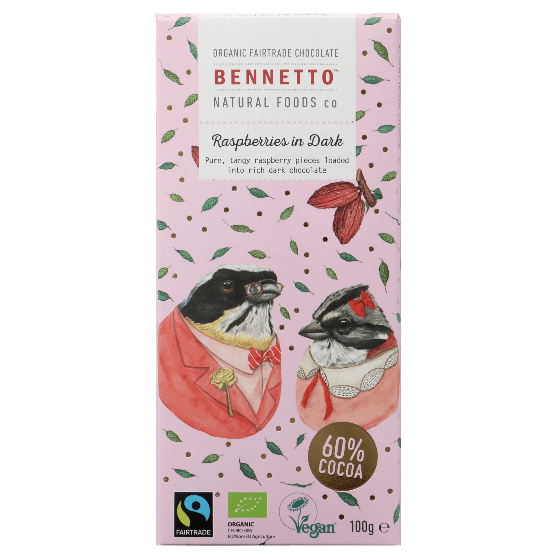 Bennetto Organic Chocolate Blocks - 100g