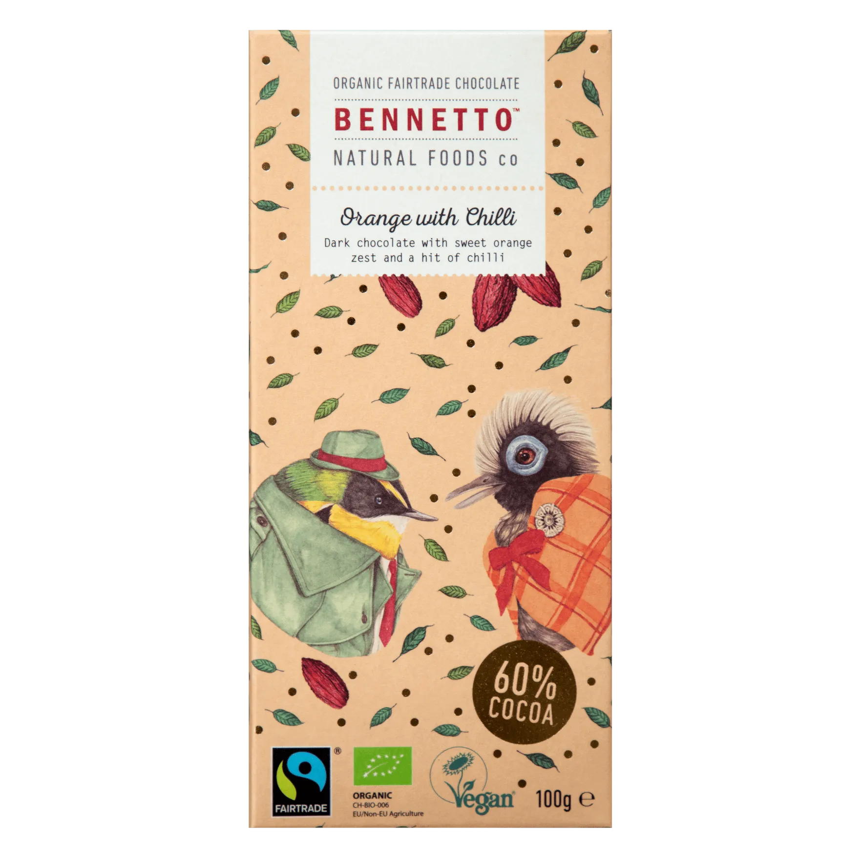 Bennetto Organic Chocolate Blocks - 100g