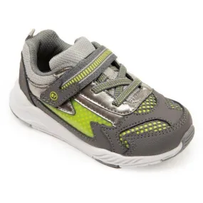 Big Boy Stride Rite Lighted Cosmic in Grey Neon