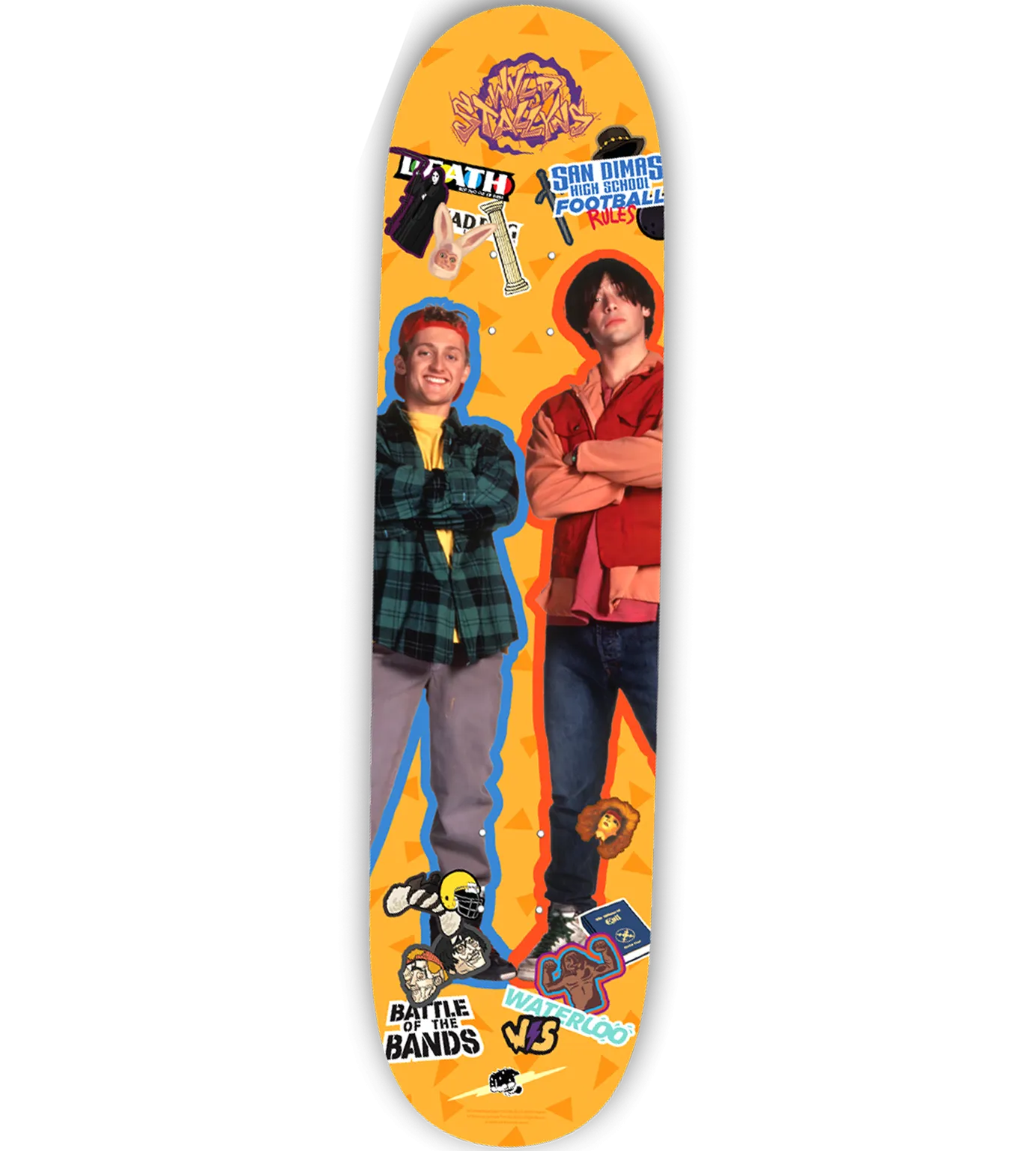 Bill & Ted's Excellent Retro Collection - Skateboard Deck