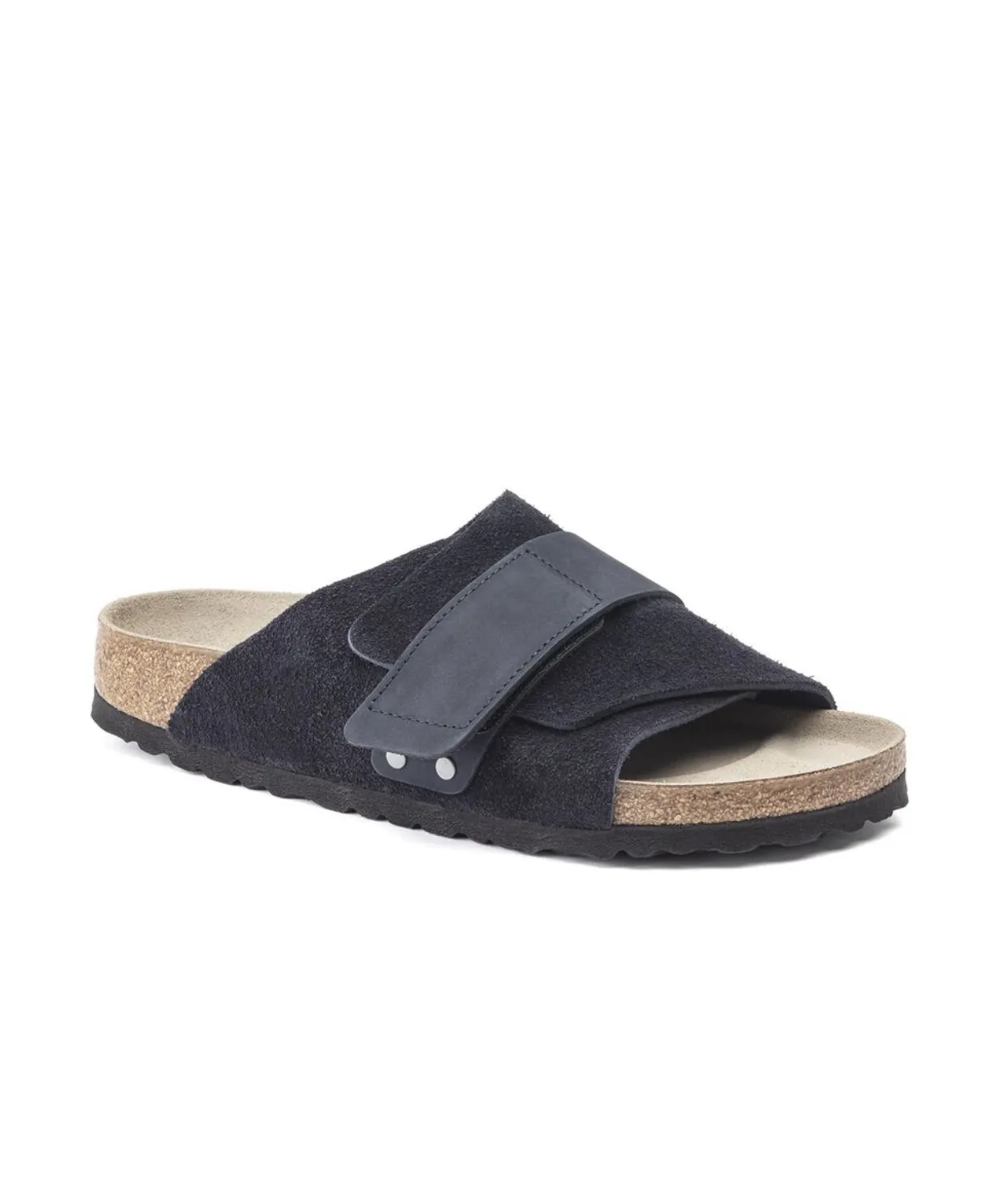 Birkenstock Kyoto Suede/Nubuck Leather Midnight Sandals