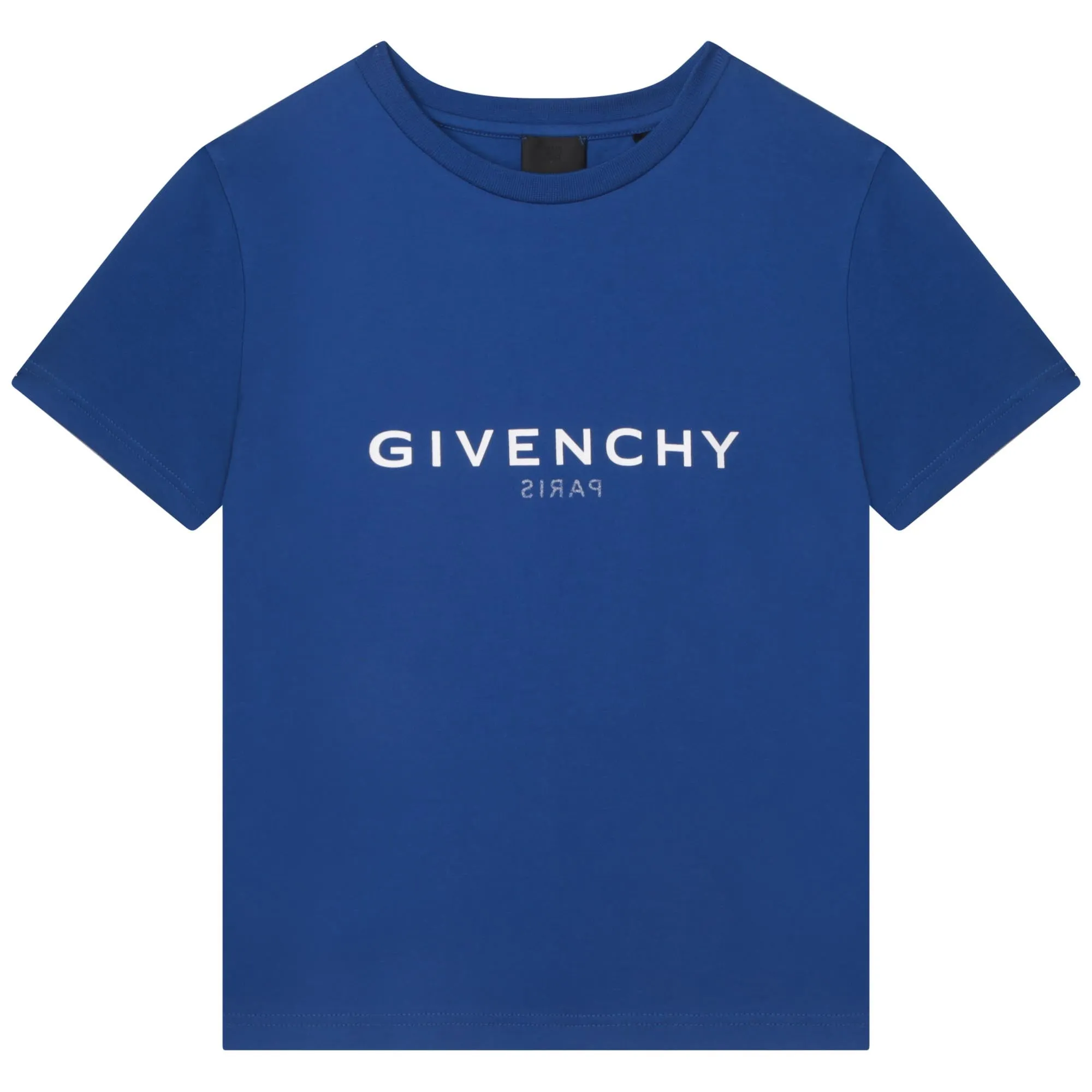 Blue Cotton Logo T-Shirt