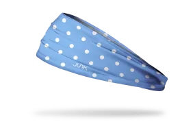 Blue Polka Dots Headband