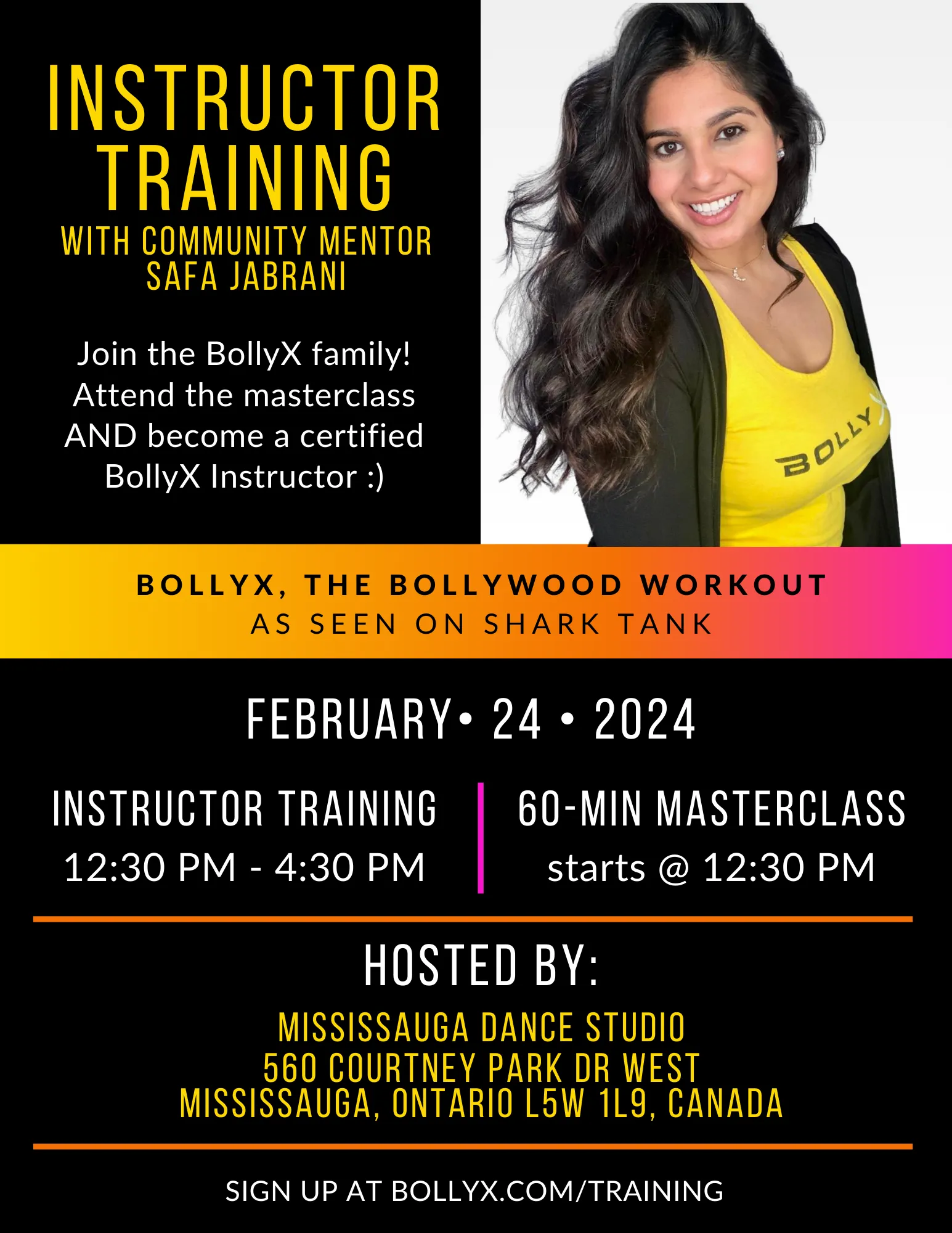 BollyX Instructor Certification Training