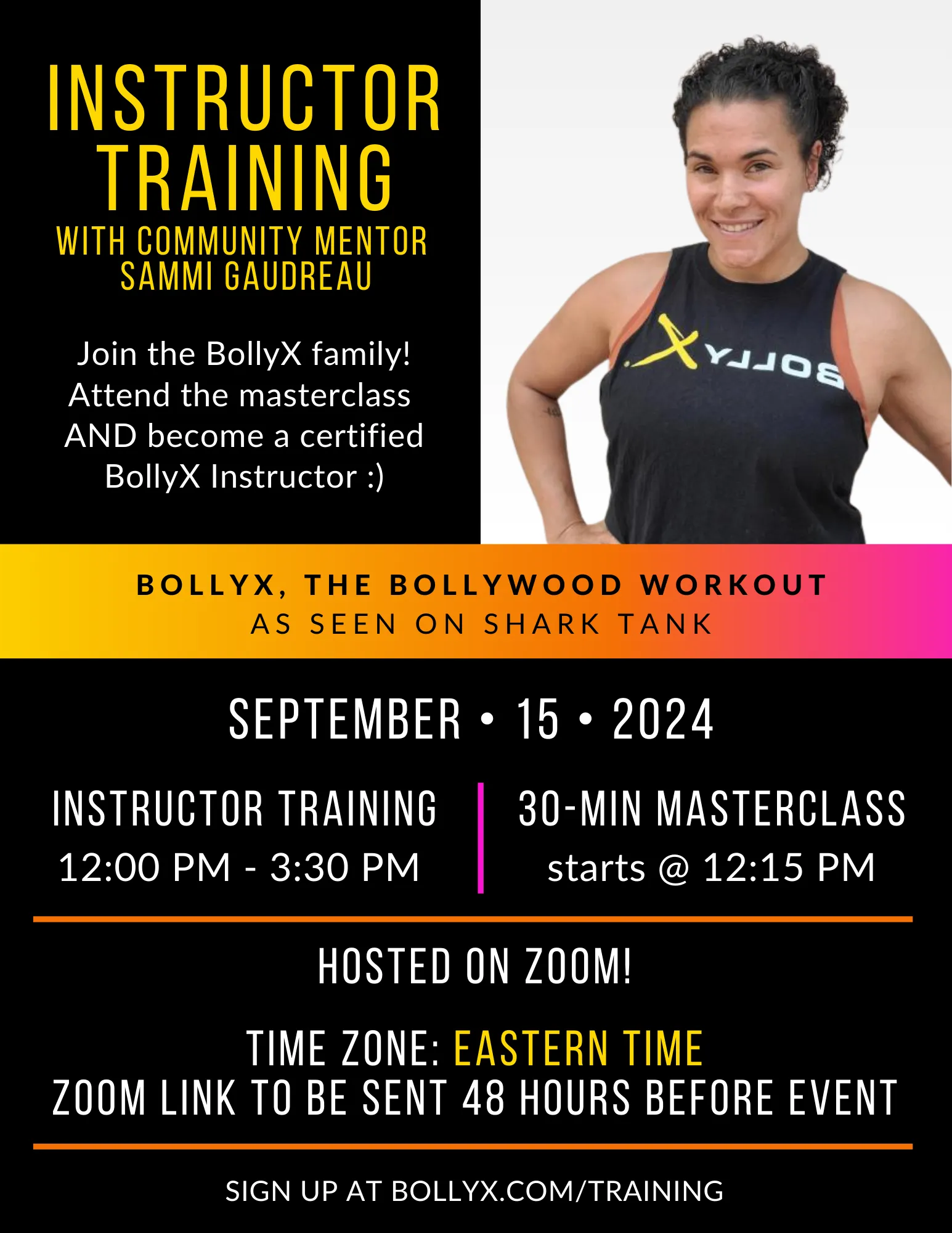 BollyX Instructor Certification Training