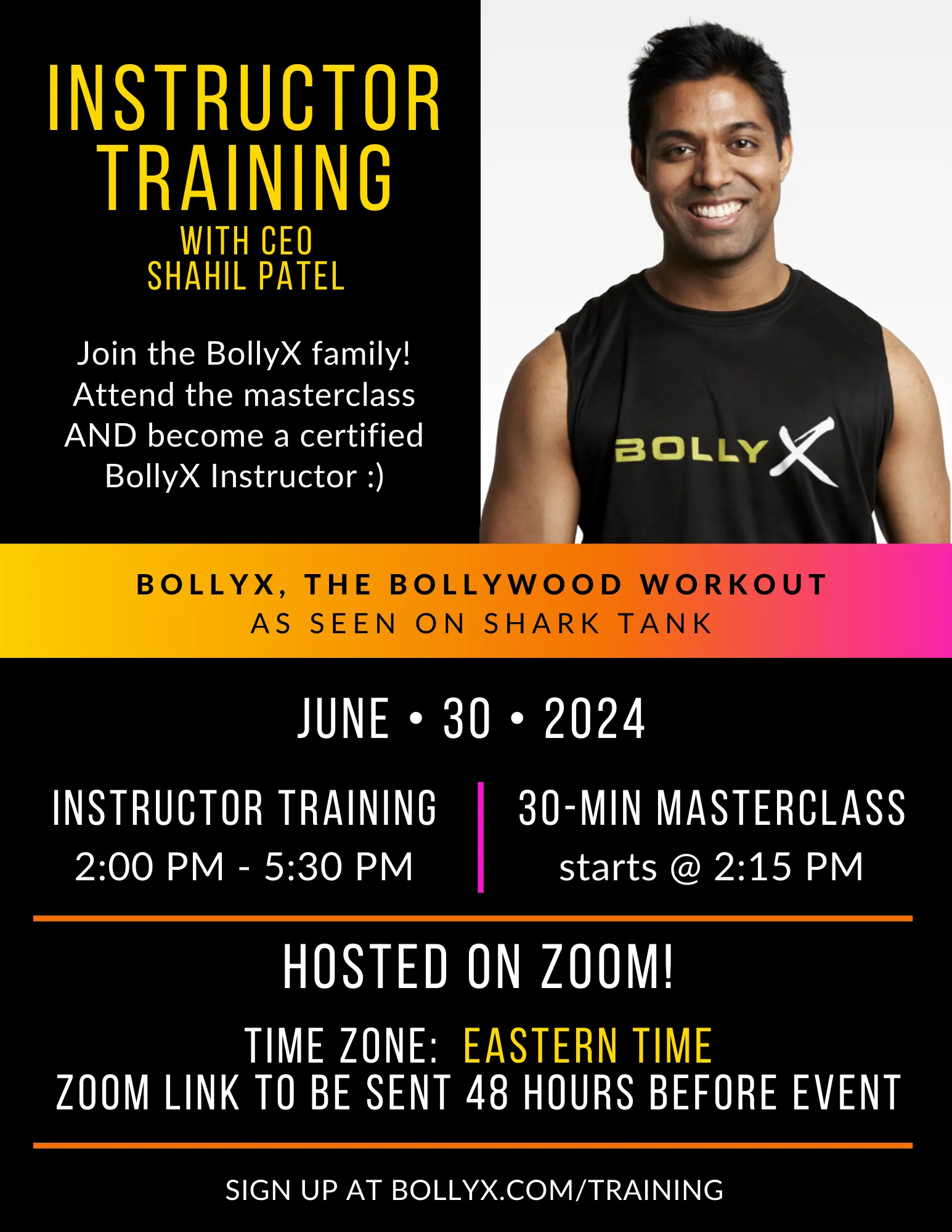 BollyX Instructor Certification Training