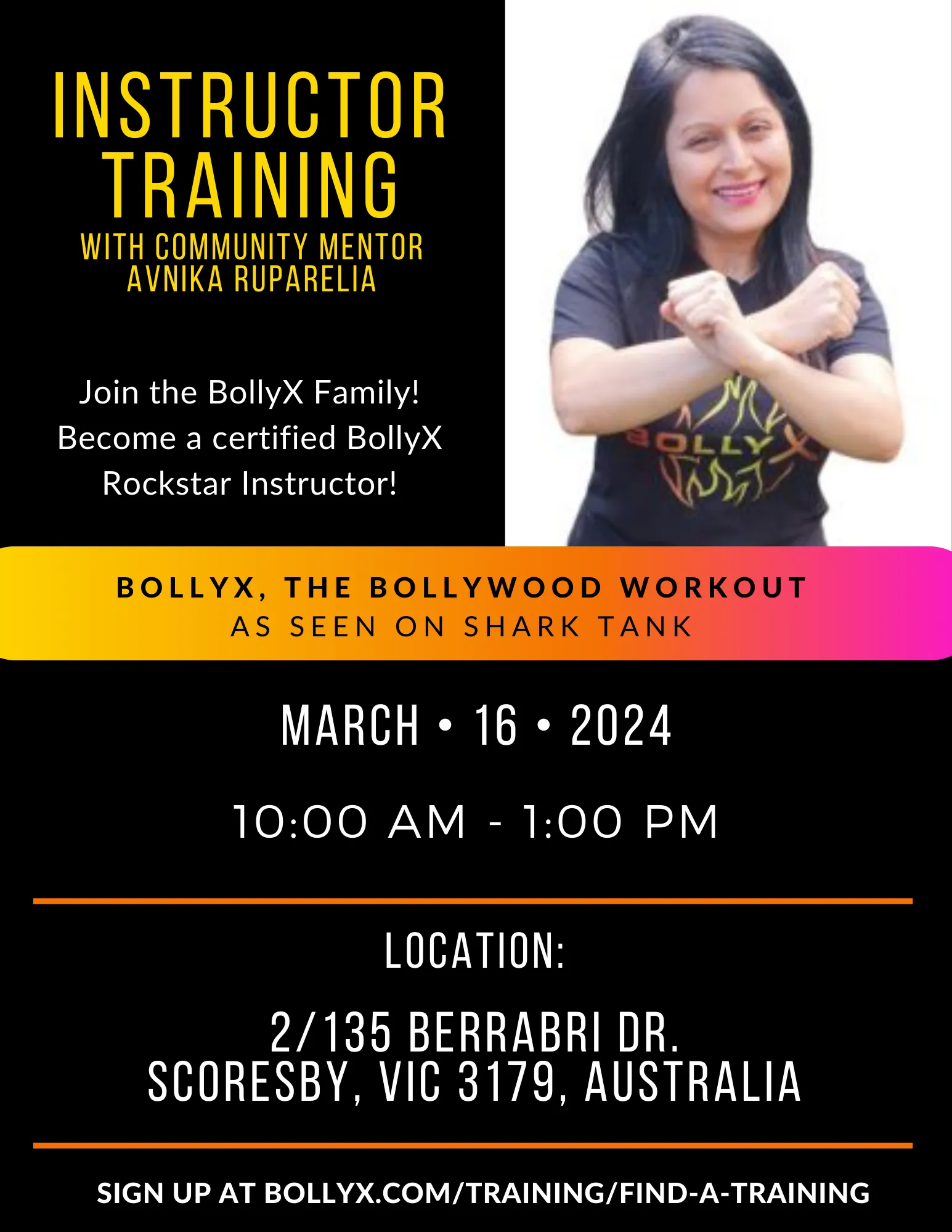 BollyX Instructor Certification Training