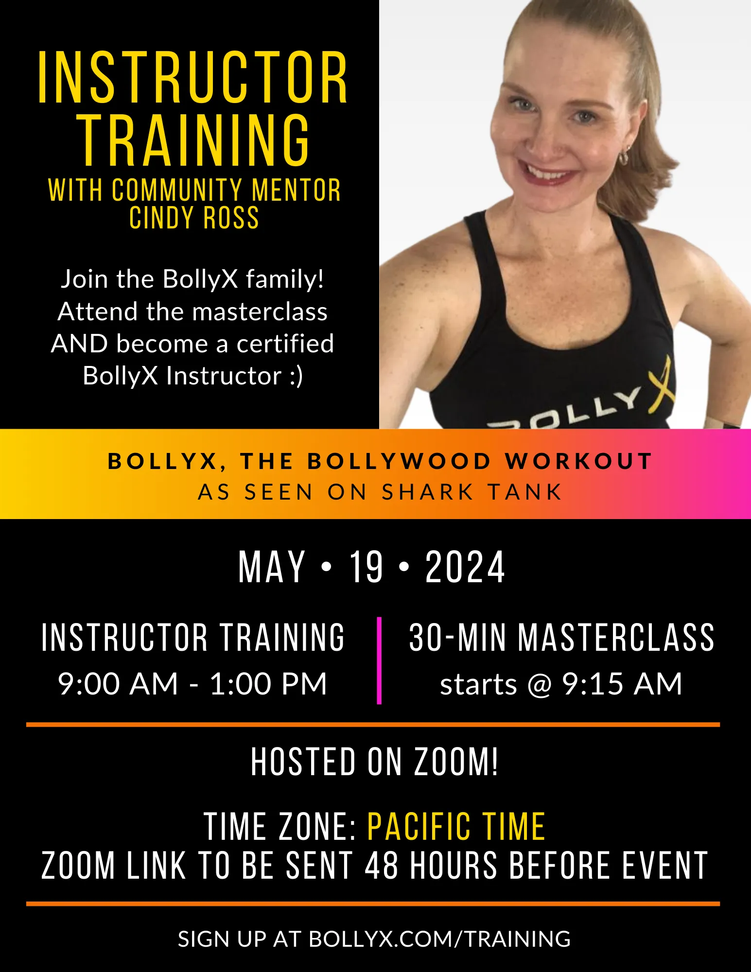 BollyX Instructor Certification Training