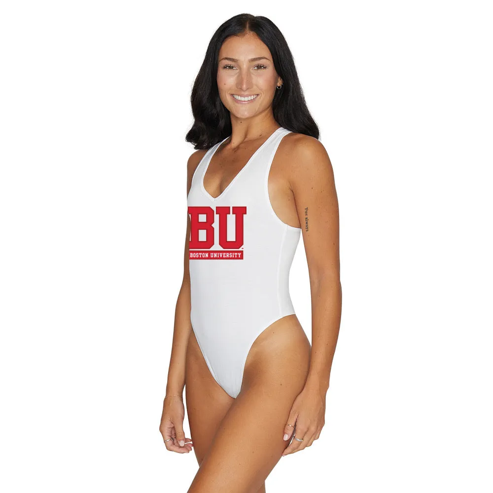 Boston University White Bodysuit