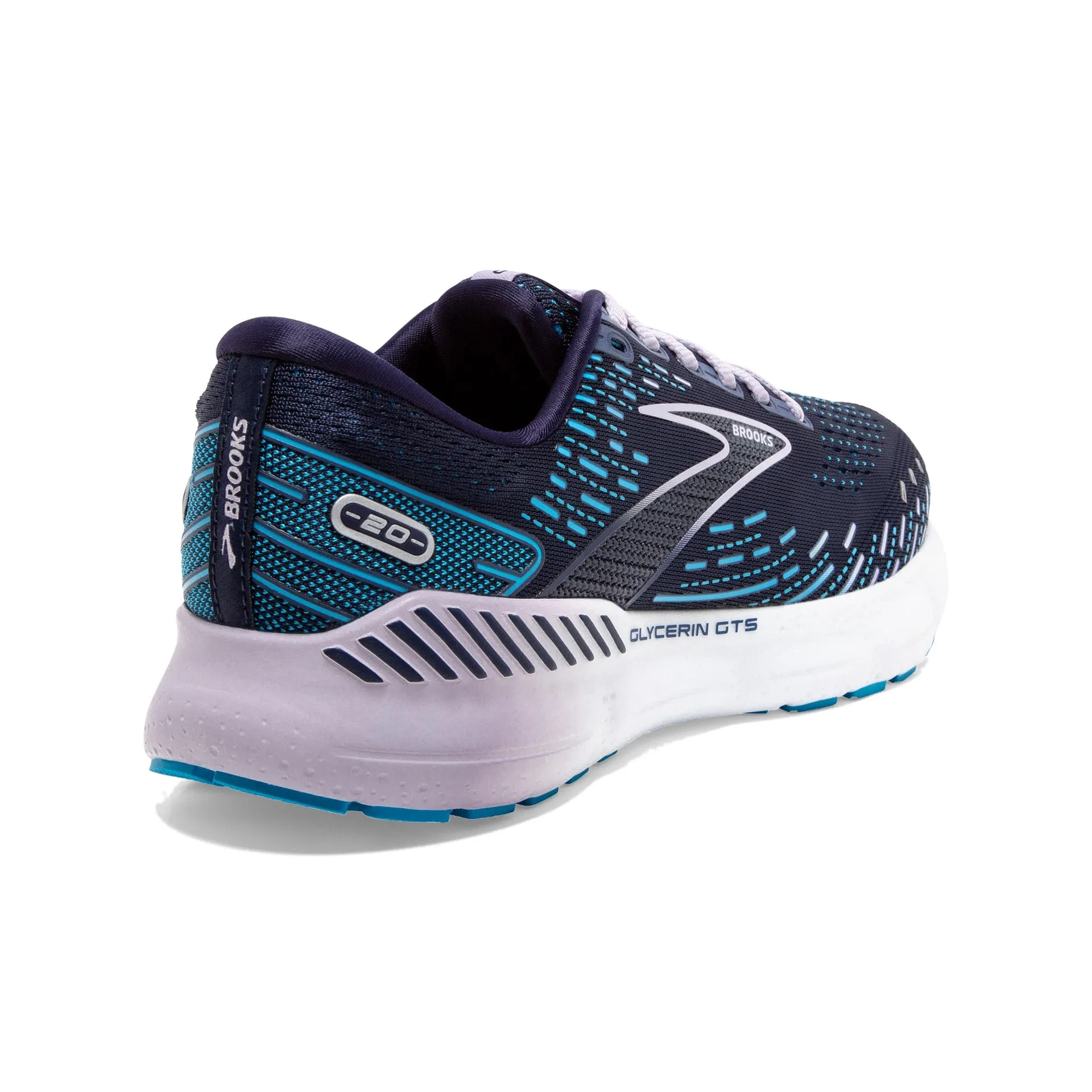 Brooks Glycerin GTS 20 Peacoat Ocean Pastel Lilac Women's