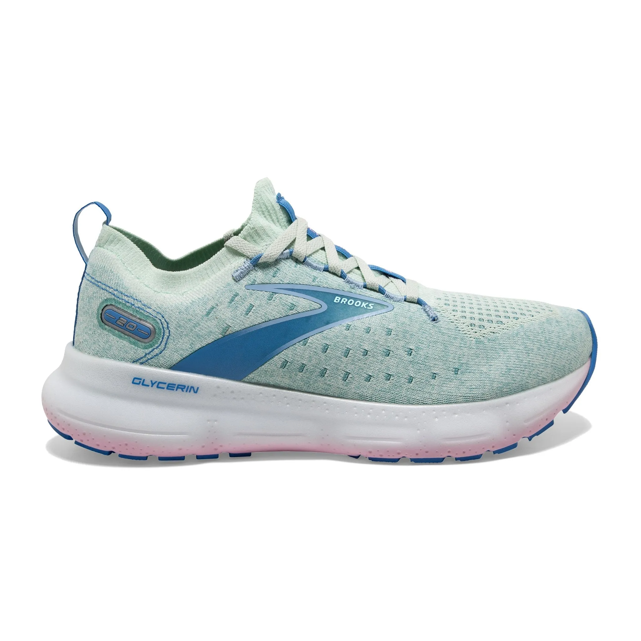 Brooks Glycerin StealthFit 20 Blue Glass Marina Women's