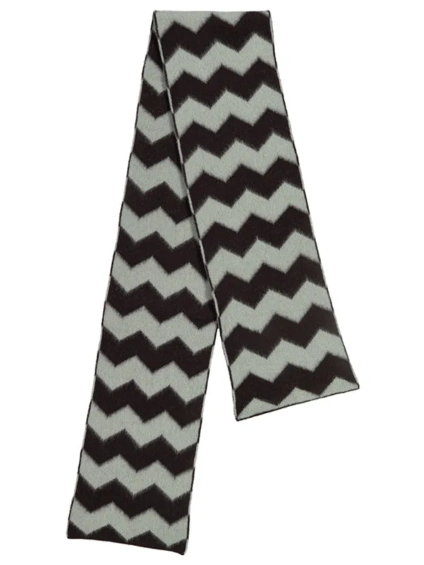 Brushed Zigzag Scarf