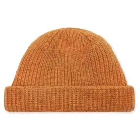 Burrows & Hare Lambswool Beanie Hat - Mustard