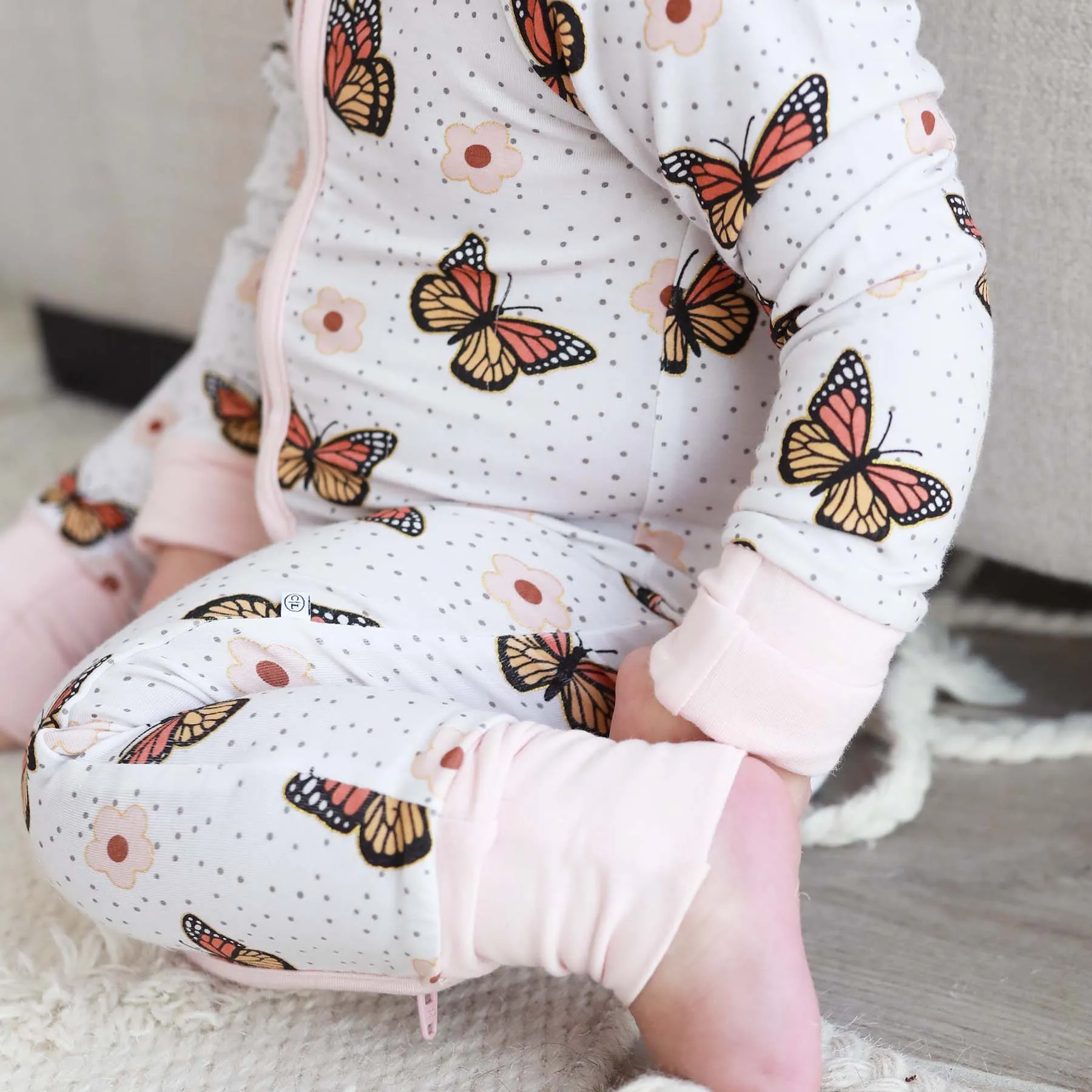 Butterfly Kisses Convertible Zip Romper