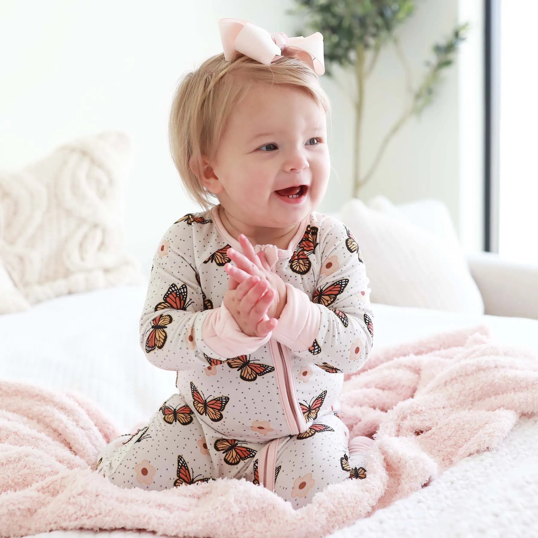 Butterfly Kisses Convertible Zip Romper