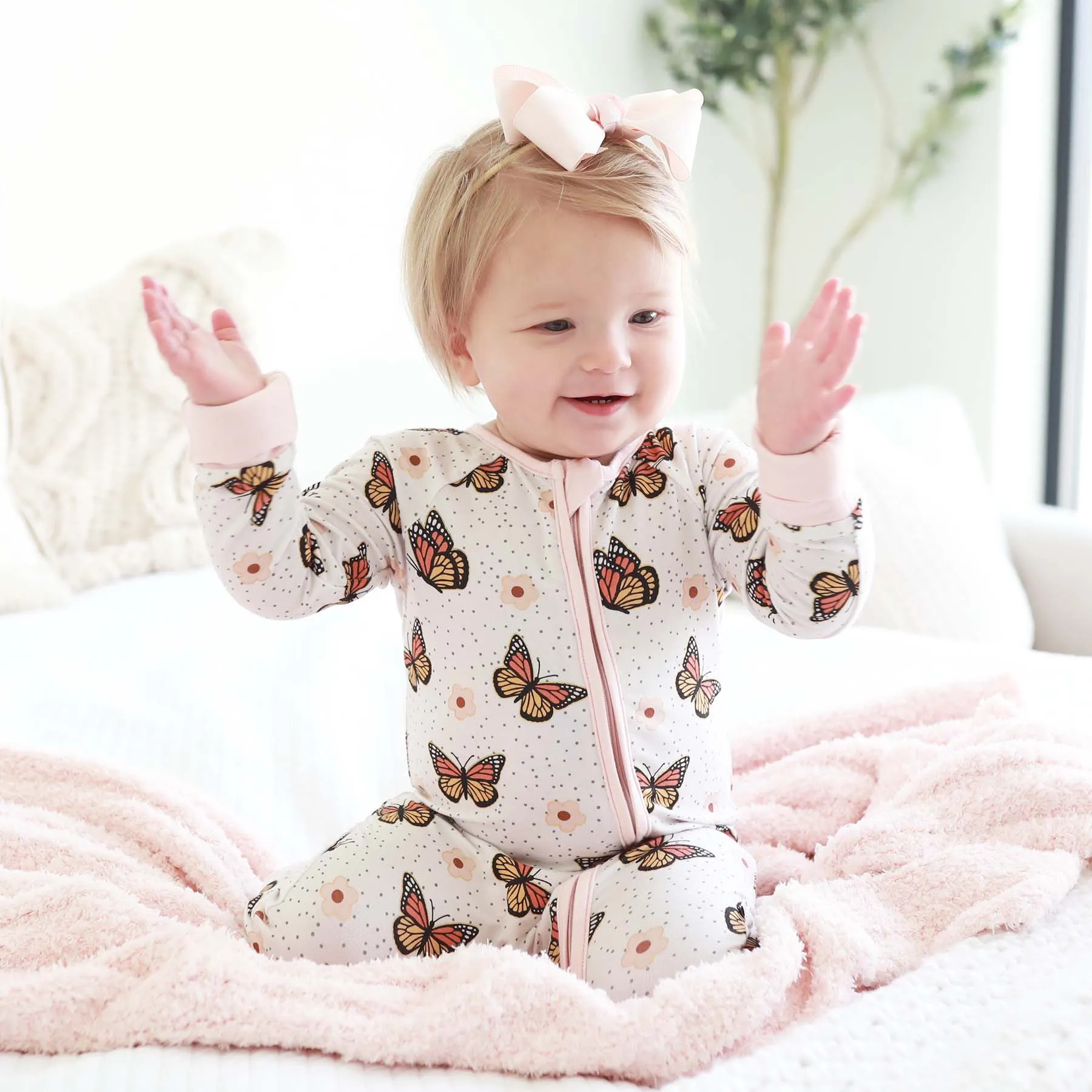 Butterfly Kisses Convertible Zip Romper