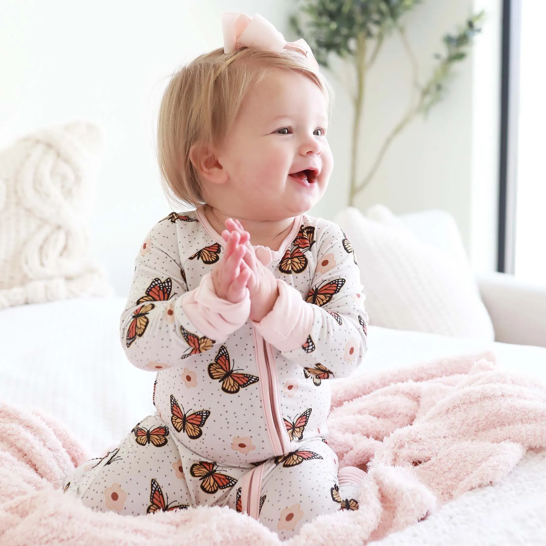 Butterfly Kisses Convertible Zip Romper