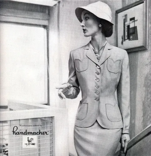 Catalina-2 - 1950s vintage suit with pencil skirt