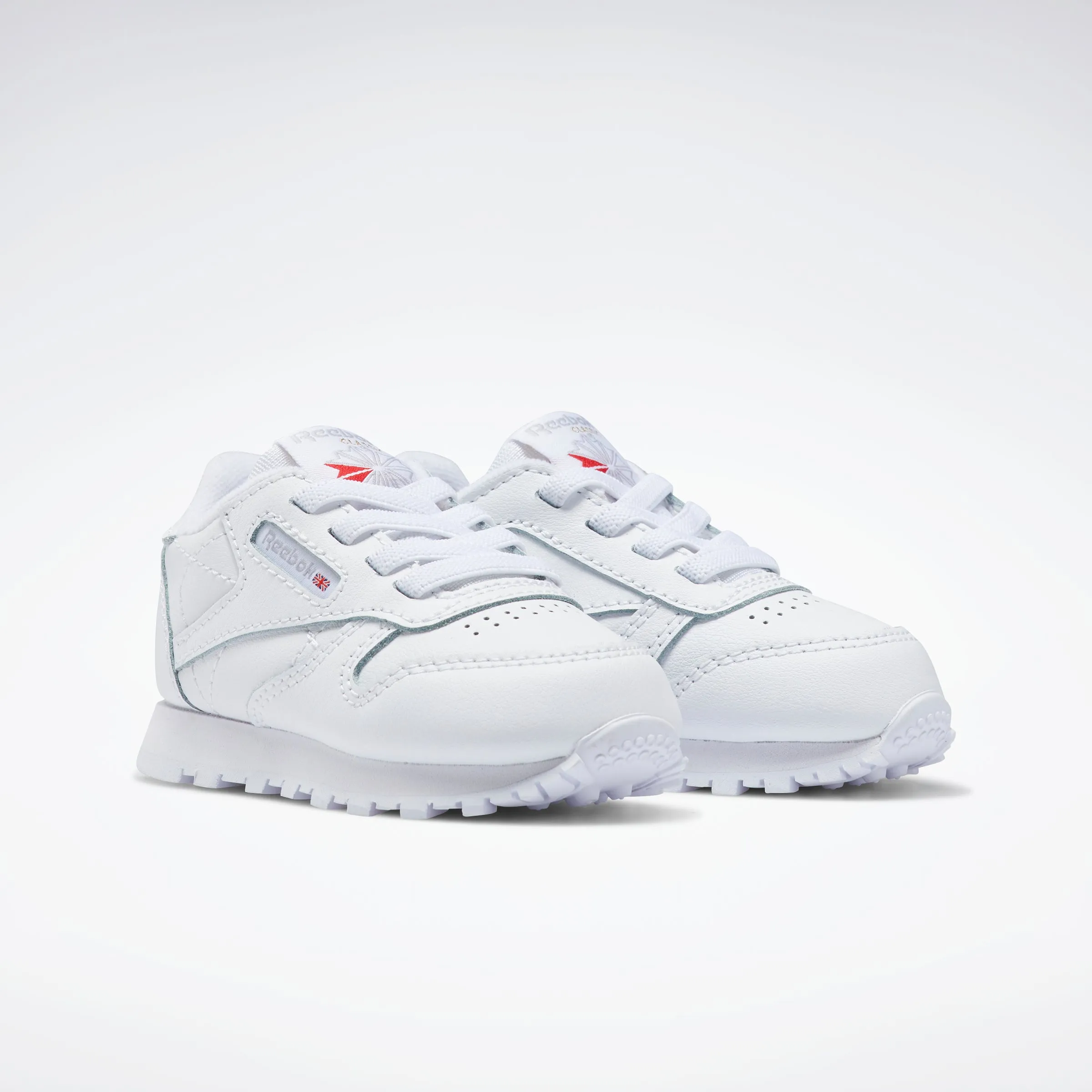 Classic Leather Shoes - Toddler White/White/White