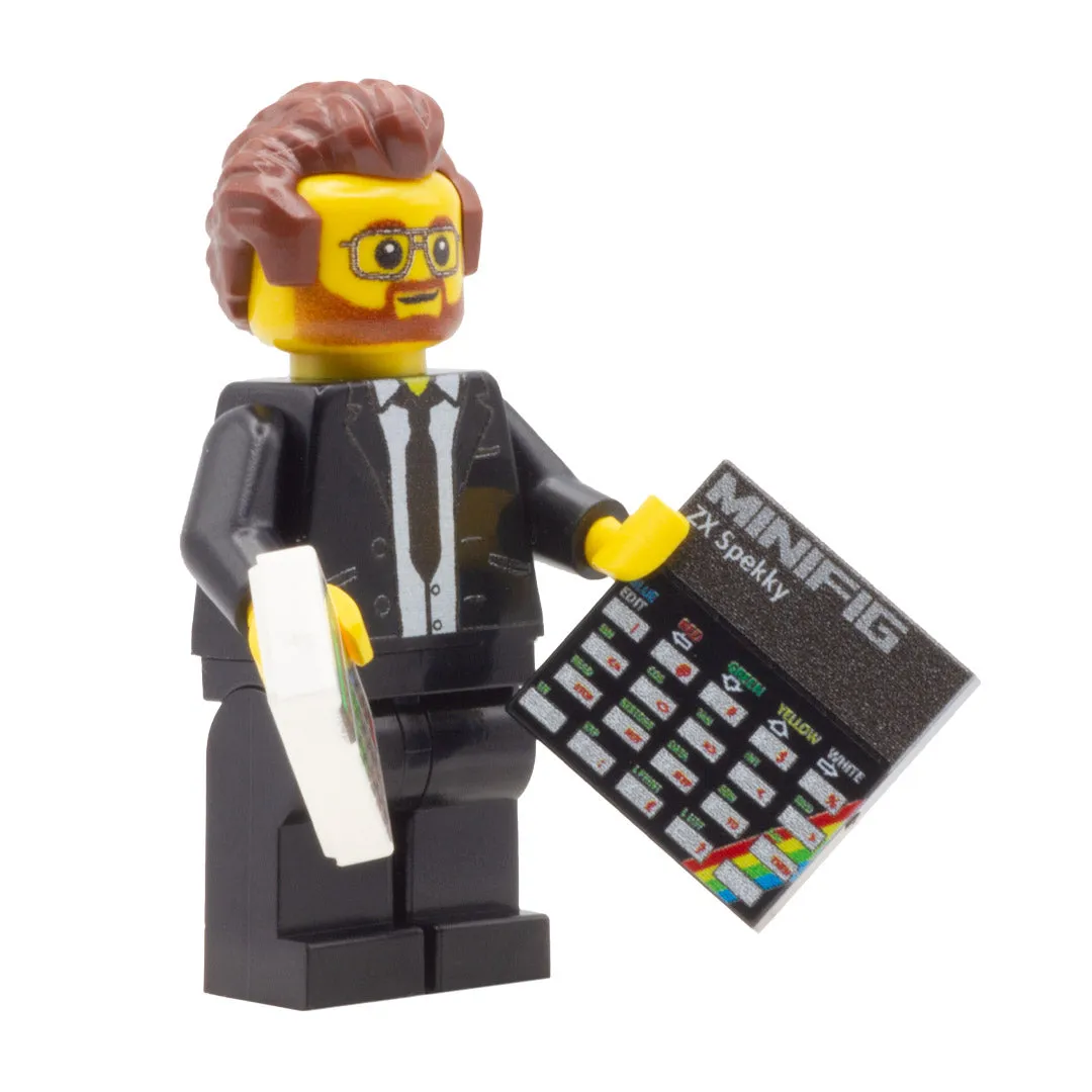 Clive Sinclair - Custom Design Minifigure