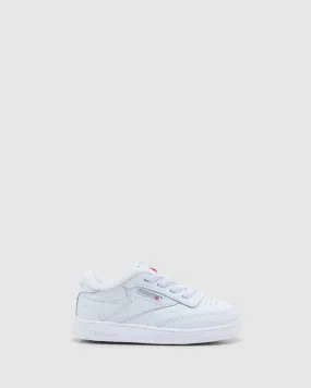 Club C Shoes - Toddler White/White/White