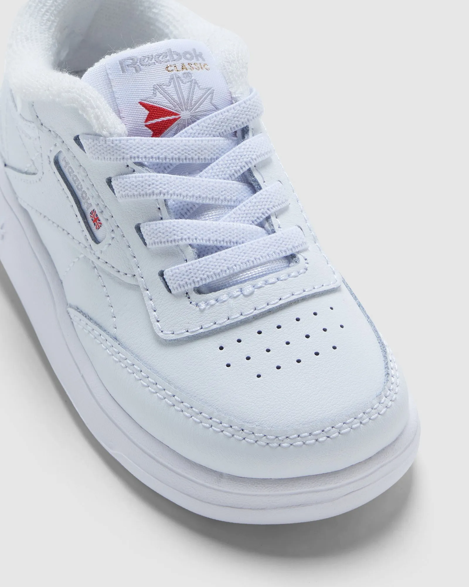 Club C Shoes - Toddler White/White/White