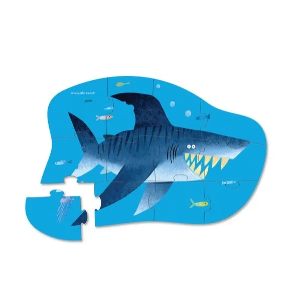 Crocodile Creek: 12pc Mini Puzzle Shark City