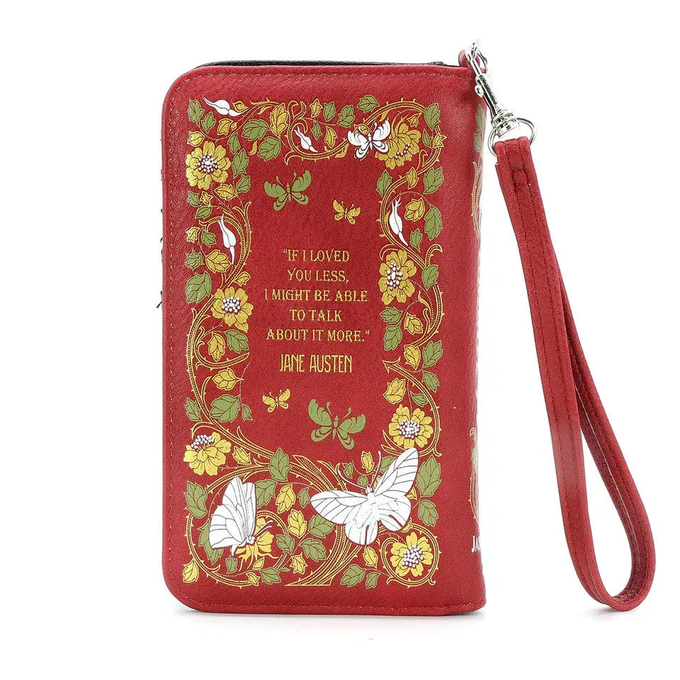 Emma Book Wallet in Red