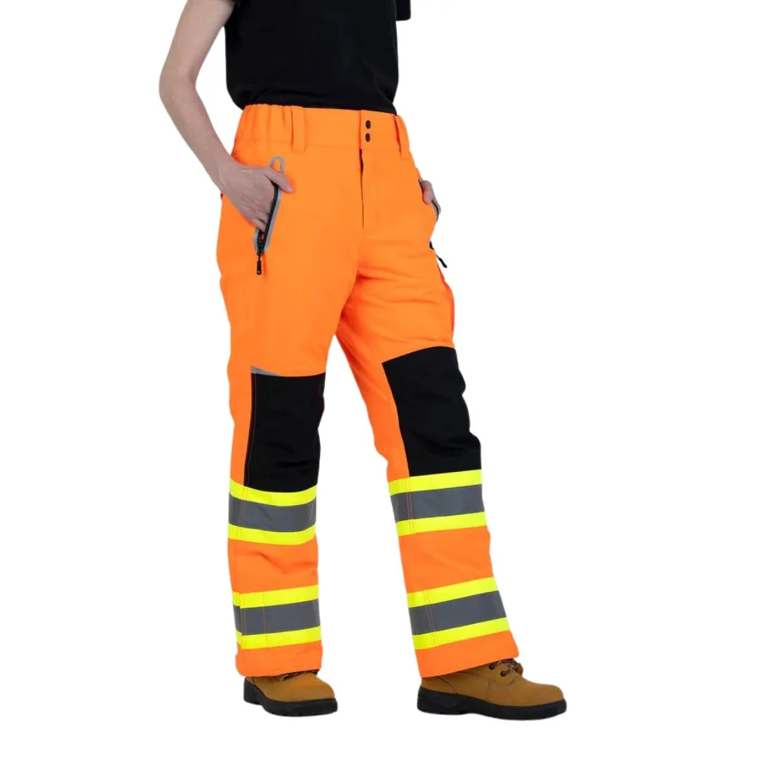 Forcefield Women's High-Visibility CSA Lined Utility Pants - Orange