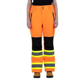 Forcefield Women's High-Visibility CSA Lined Utility Pants - Orange